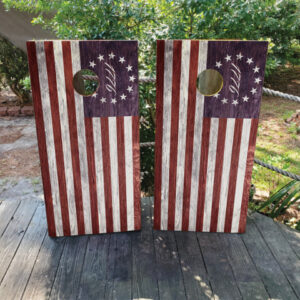 13 Colonies USA Flag Cornhole Sets - Design 3