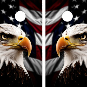 Bald Eagle Cornhole Set - Design 3