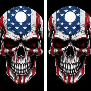 American Skull Cornhole Set - Design 4