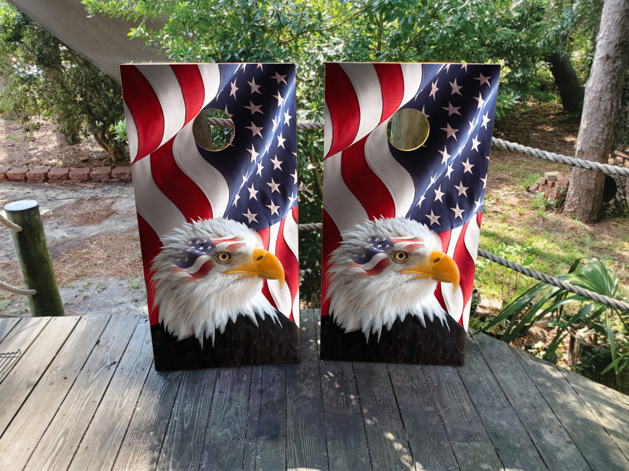 American Eagle Cornhole Set - Design 1