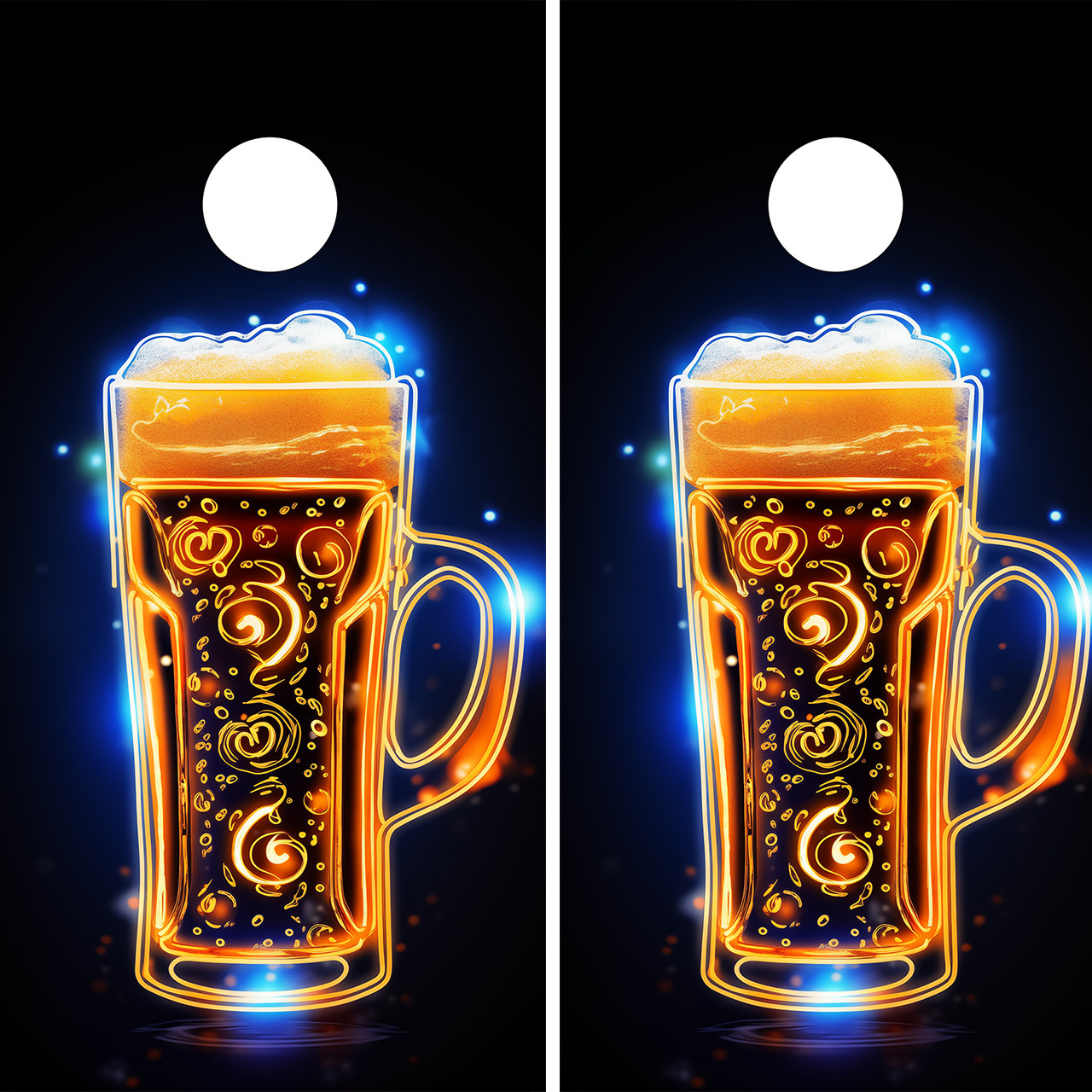 Beer Glasses Cornhole Set - Design 2