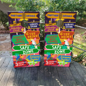 Mexican Fiesta Drinking Game Cornhole Set
