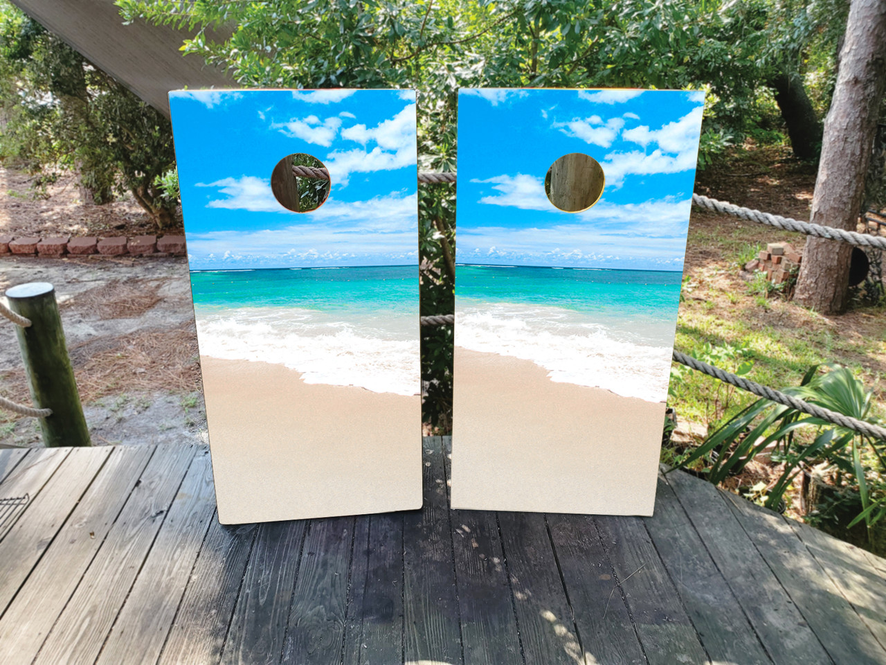 Beach Side Cornhole Set