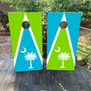 Beachy South Carolina Cornhole Set - Design 1