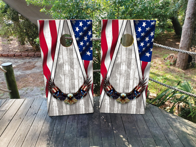 American Eagle Cornhole Set - Design 4
