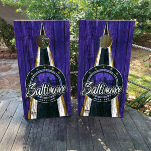 Baltimore Sports Colors Cornhole Set - Design 2