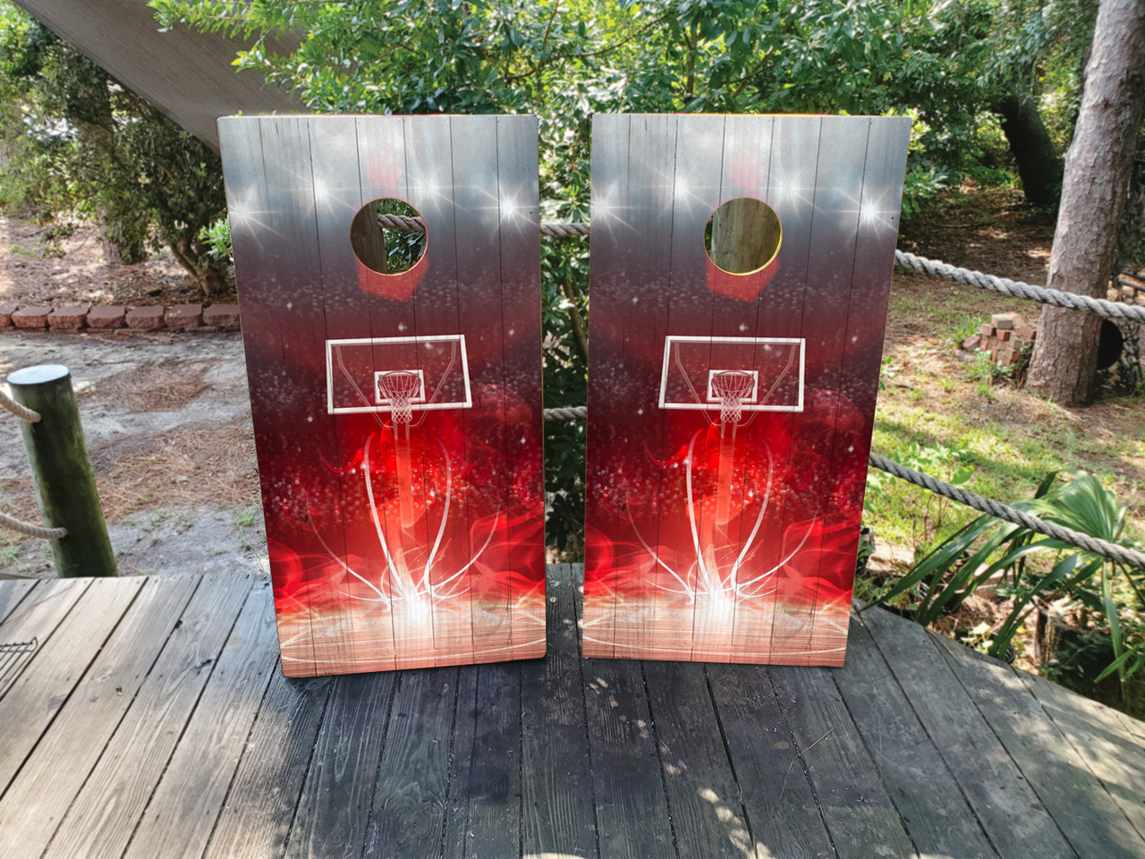 Basketball Cornhole Set