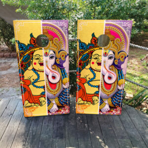 Buddha and Ganesha Cornhole Set