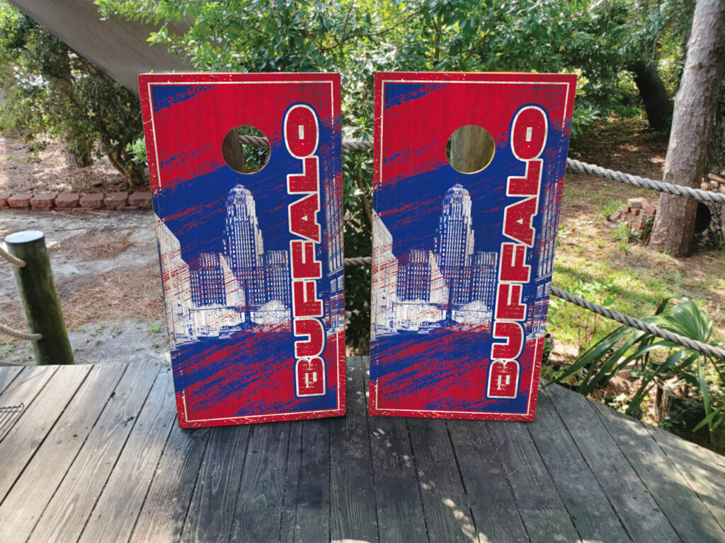 Buffalo Sports Colors Cornhole Set - Design 1
