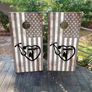 Lineman Cornhole Set - Design 3