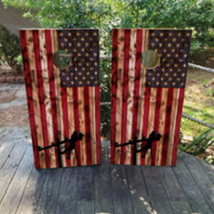 Lineman Cornhole Set - Design 6