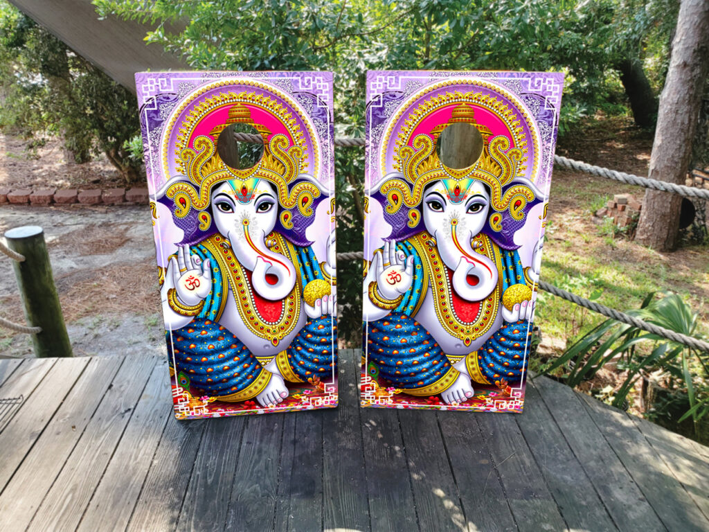 Ganesha Cornhole Set