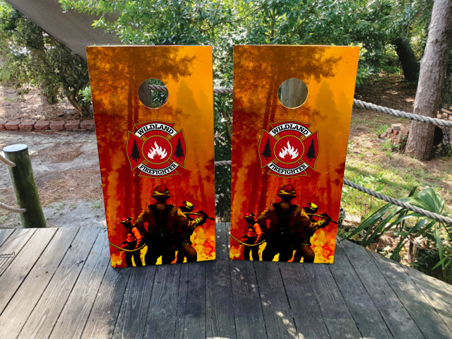 Wildland Firefighter Cornhole Set
