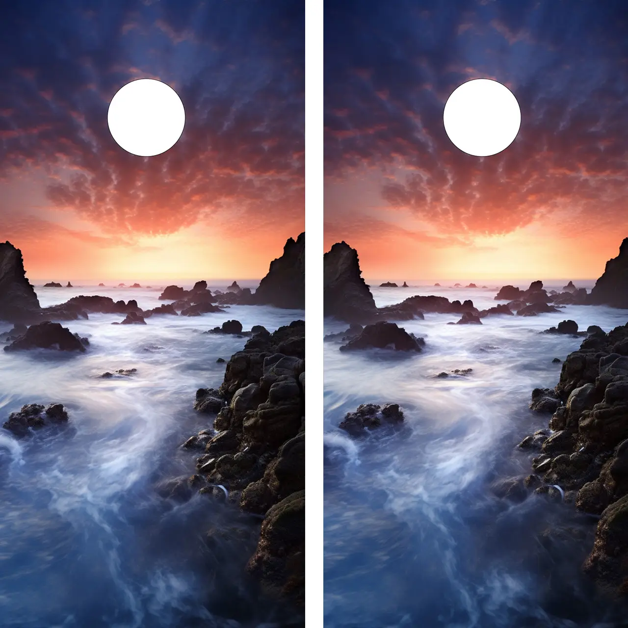 Waterway Cornhole Boards - Design 1