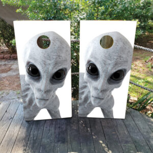 Alien Abduction Cornhole Wraps