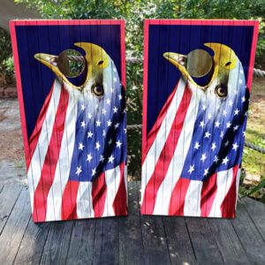 American Eagle Cornhole Wraps - Design 2