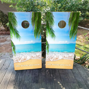 CUSTOM Beach Side Cornhole Boards