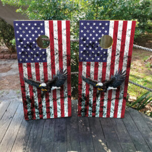 American Eagle Cornhole Wraps - Design 5