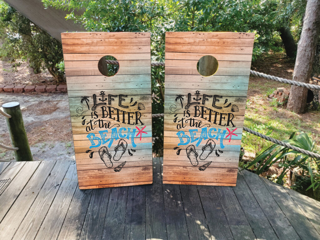 Life is Better at the Beach Cornhole Boards