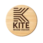 Kite Wood Design Logo, custom wood design, custom wedding wood, custom wooden wedding gifts, custom wood design events